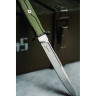Нож MR.BLADE LESHIY (AUS-8 SW, Elastron OD) с серрейтором MB390-SW